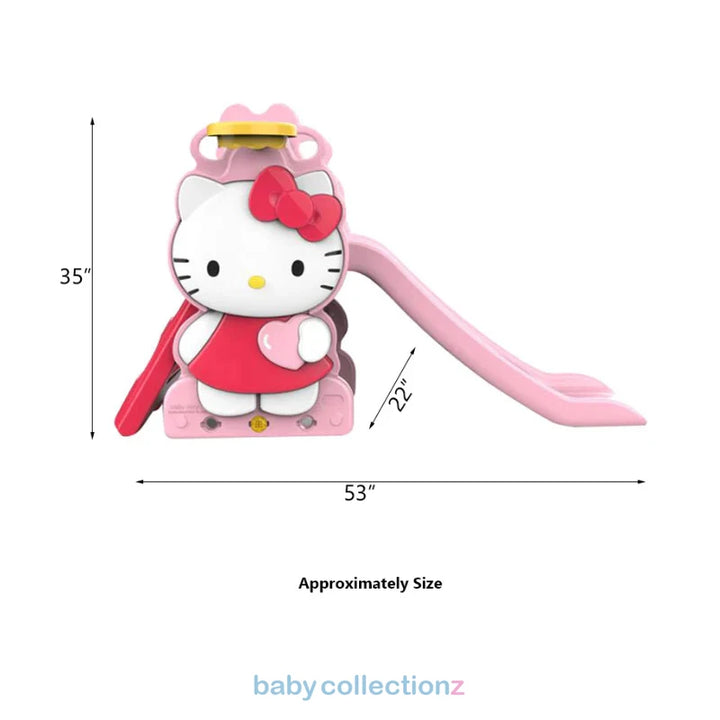 Kids Kitty Style Slide In Pink