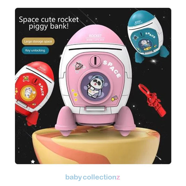 Space Ship Style Money Box For Kids