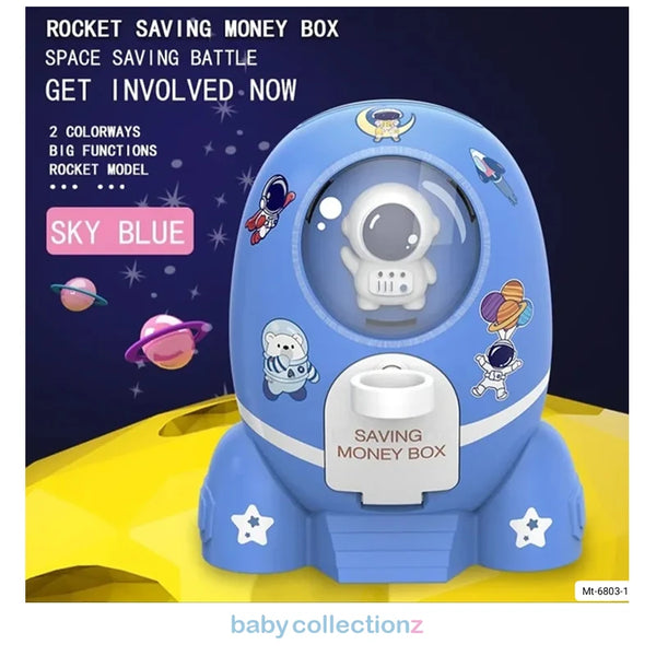 Space Ship Style Money Box For Kids