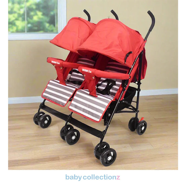Twin Baby Buggy - Push Chair With Storage