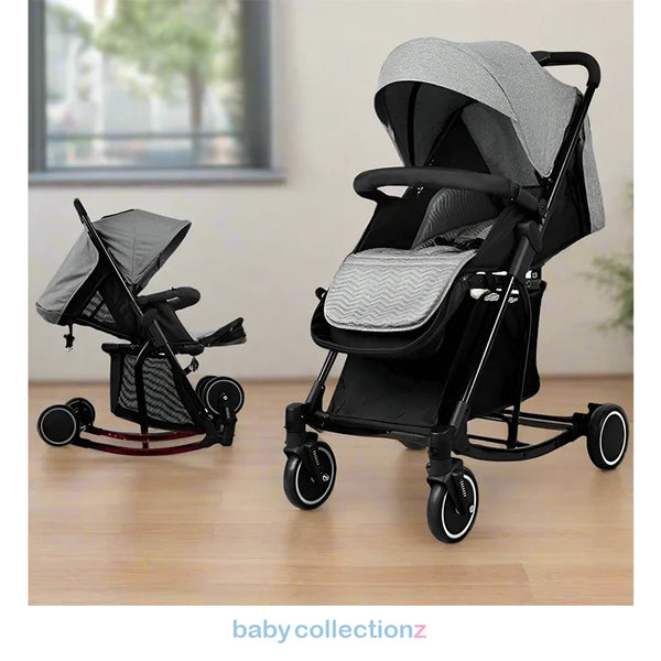 Baby Stroller Two In One with Storage & Rocking