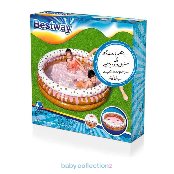 Bestway Swimming Pool L-63" W-63" H-15"