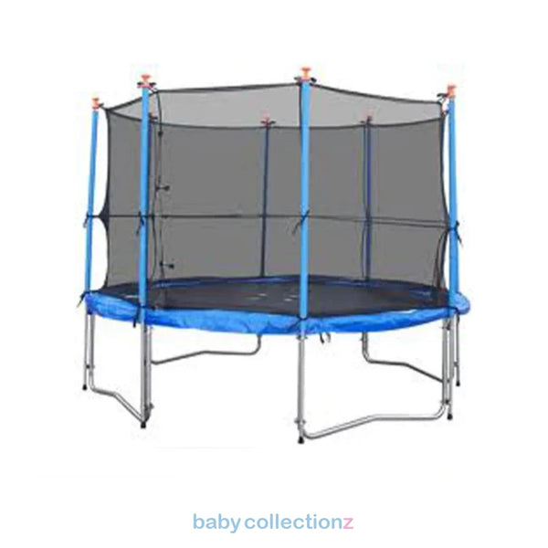 Trampoline Jumping With Safety Net