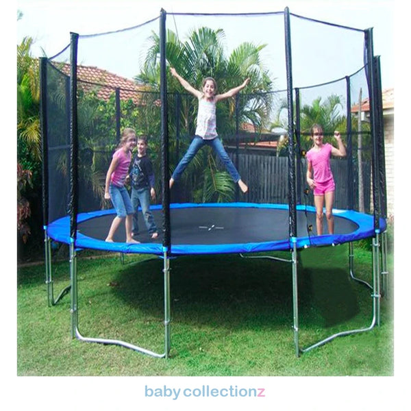 12FT Trampoline Jumping With Safety Net