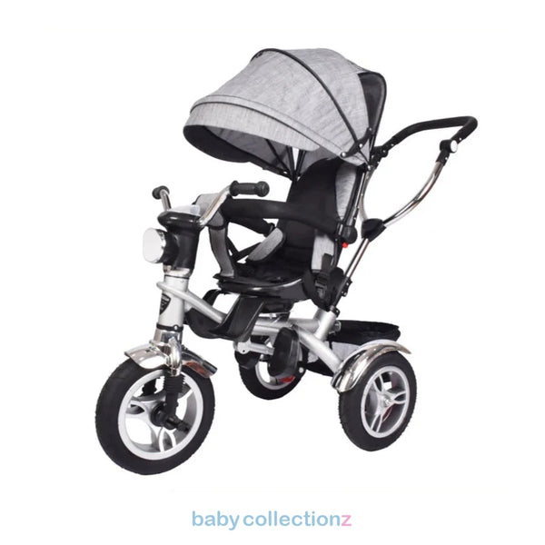 2 In 1 Stylish Tricycle With Sun Shade & Easy Handler