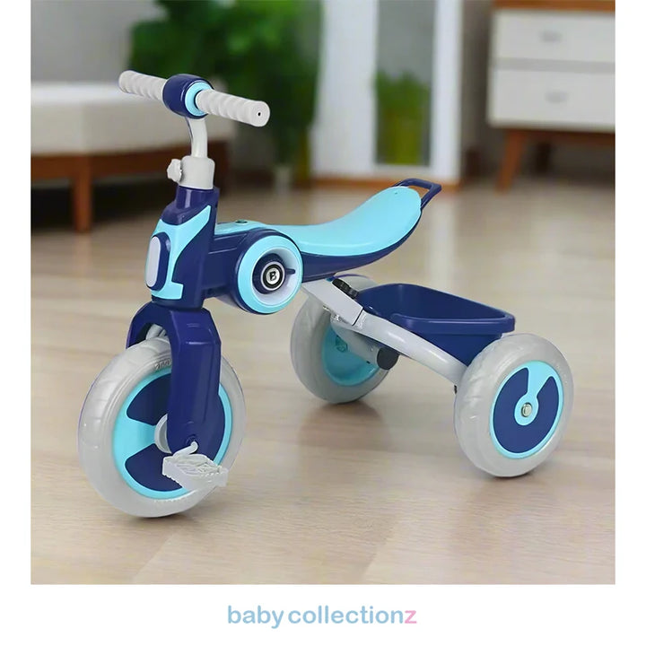 Stylish Robot Style Kids Tricycle In Blue