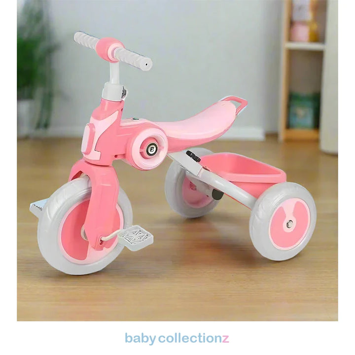 Stylish Robot Style Kids Tricycle In Pink