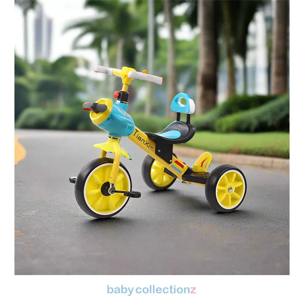 Stylish Kids Tricycle With Aeroplane Fan