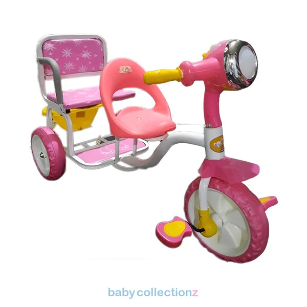  Scooter Style Kids Tricycle With Extra Seat 