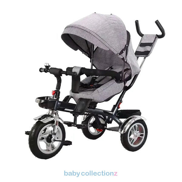 2 In 1 Stylish Tricycle With Sun Shade, Comfortable Seat & Handler