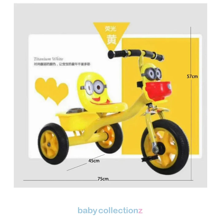Minions Style Tricycle For Kids