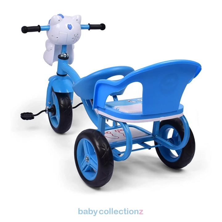 Kids Tricycle In Blue With Cute Bear