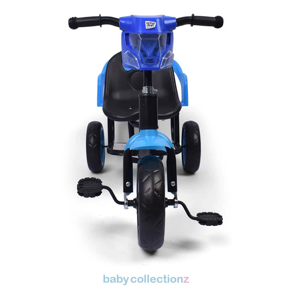 Kids Tricycle In Blue With Transformer Face