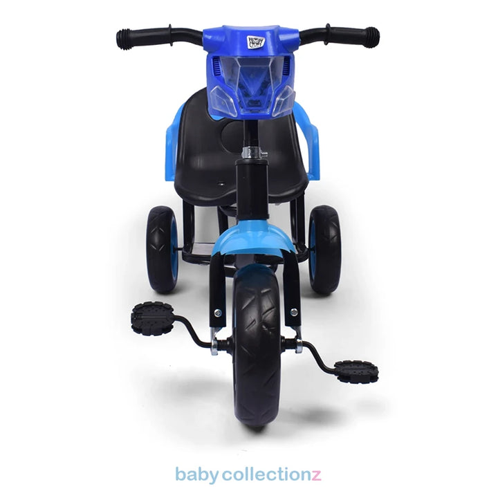 Kids Tricycle In Blue With Transformer Face