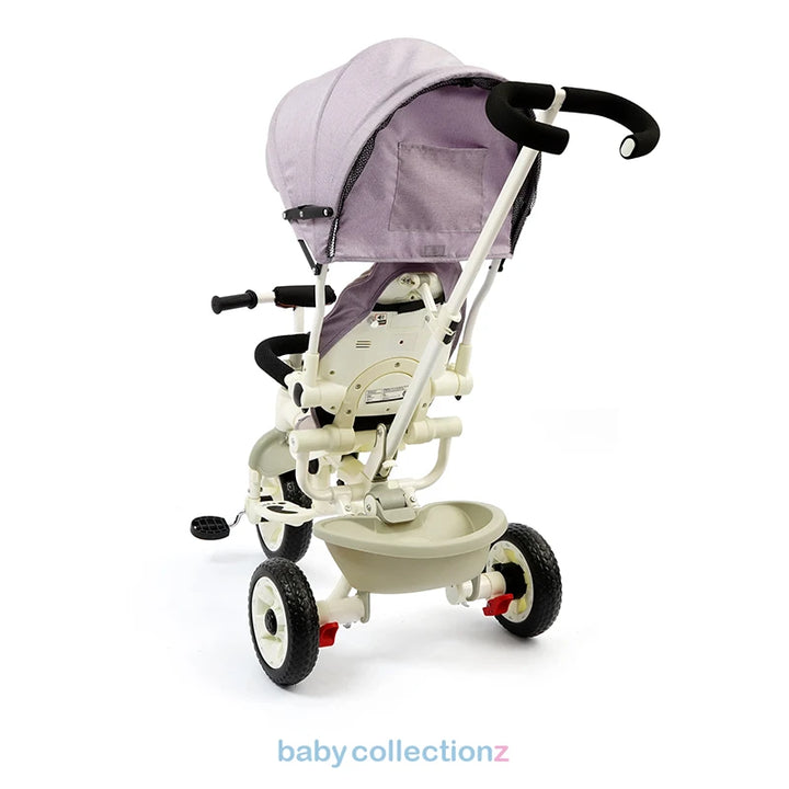 2 In 1 Stylish Tricycle With Sun Shade & Handler - Salomon