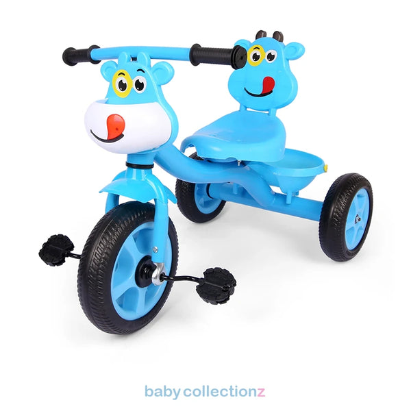 Kids Tricycle In Blue With Storage