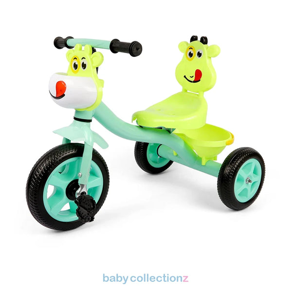 Kids Tricycle In Yellow With Storage