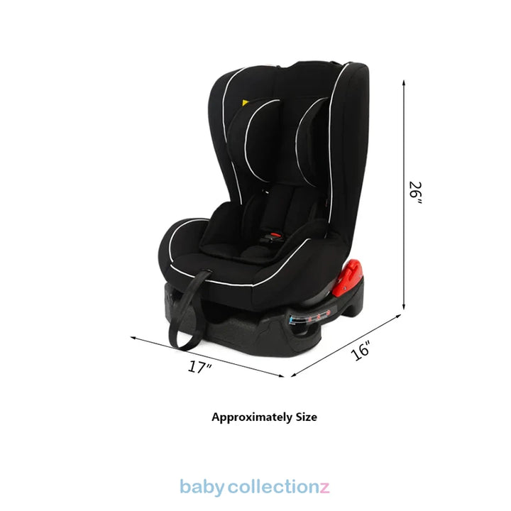 Premium Adjustable Kids Car Seat In Black