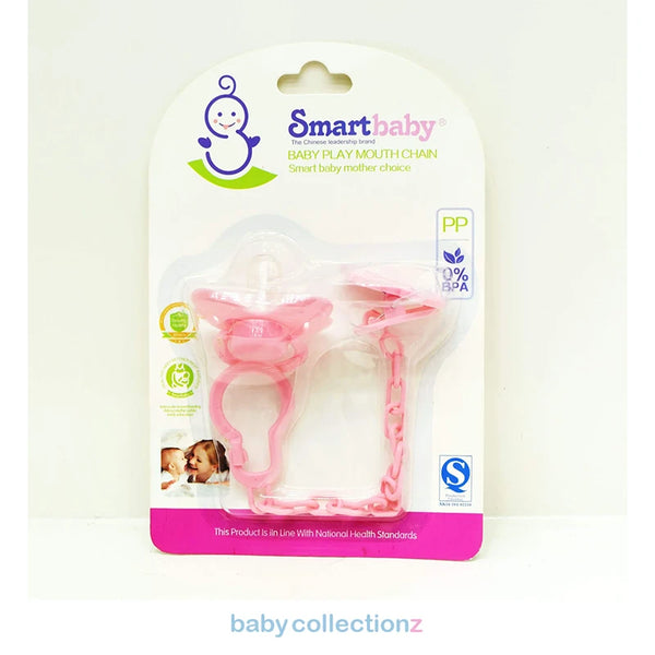 Baby Play Mouth Chain In Pink - Smart Baby