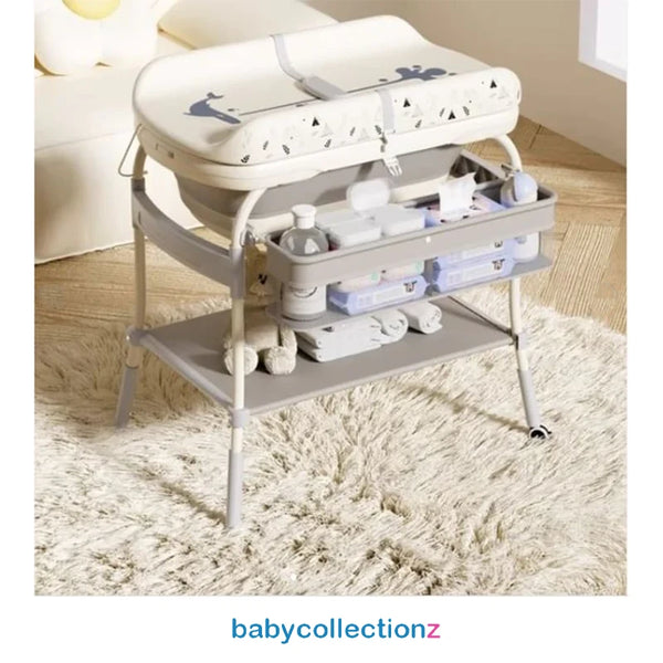 Baby Bath Station - Stable Structure & Height Adjustment