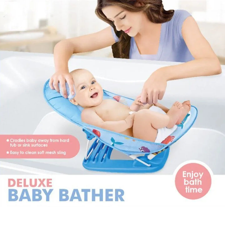 Baby Bather With Cartoon Character - Safe