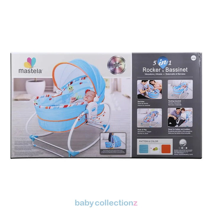Mastela 5 In 1 Multifunctional Baby Bouncer - Blue