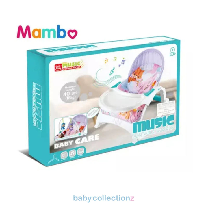 Baby Bouncer Rocker With Engaging Toys Bar & Music