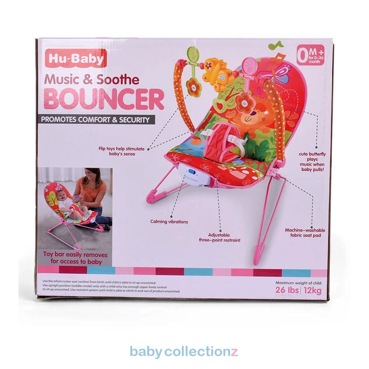 Baby Bouncer With Music - Hu Baby