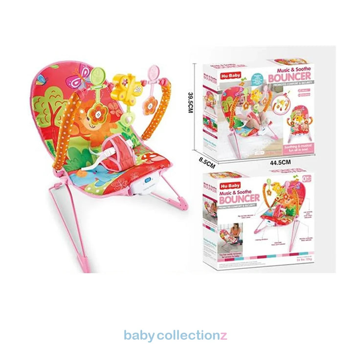 Baby Bouncer With Music - Hu Baby