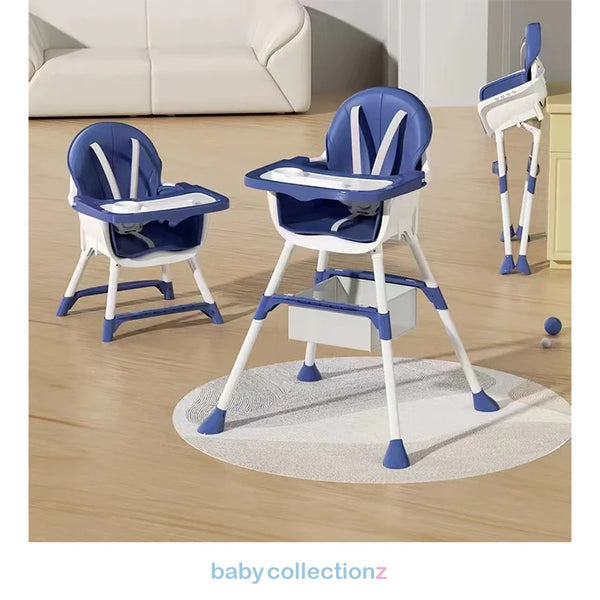 Baby High Chair - Height Adjustable & Comfortable 