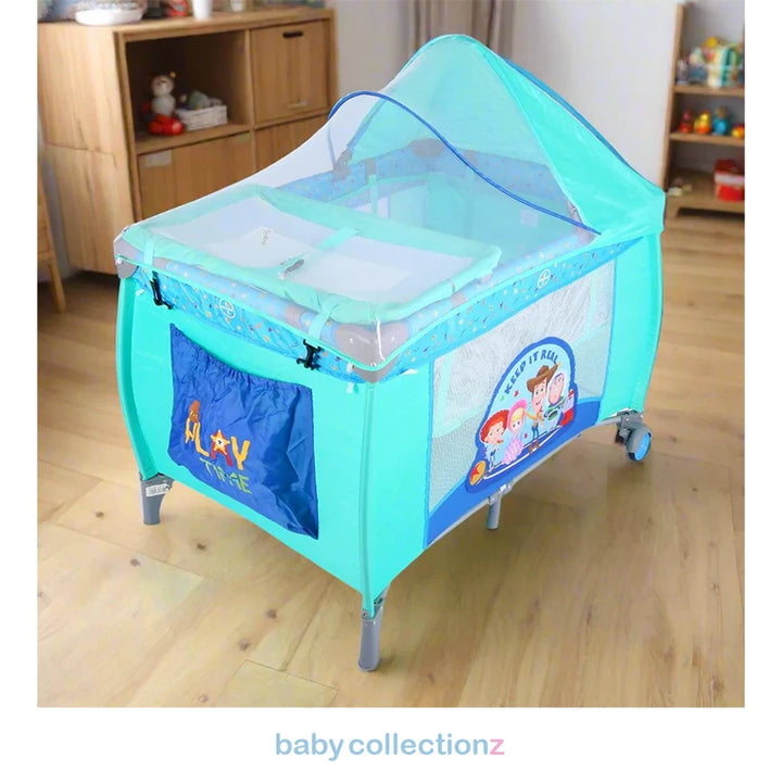 Toys Cartoon Character Playpen With Net