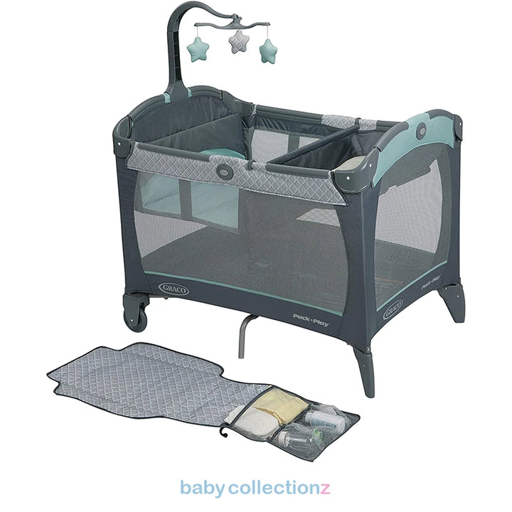 Pack & Play Graco Playpen With Hanging Toys, Storage