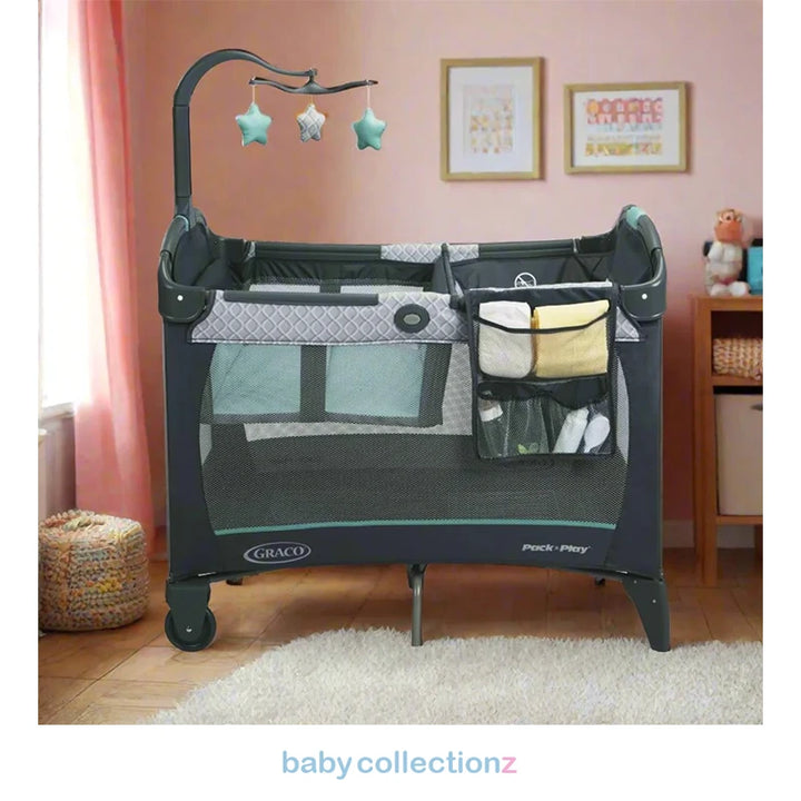 Pack & Play Graco Playpen With Hanging Toys, Storage