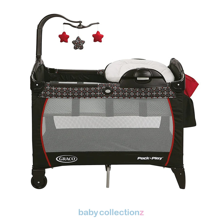 Graco Playpen With Hanging Toys, Bassinet & Storage