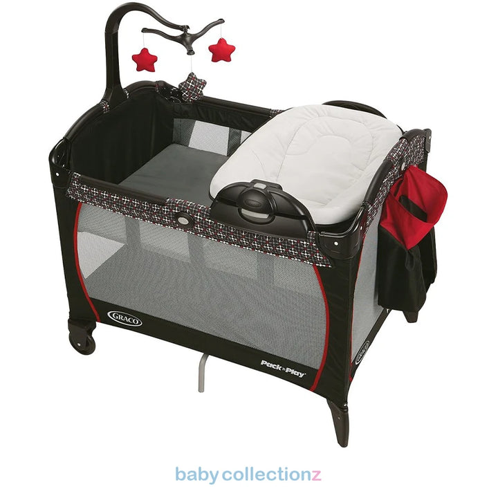 Graco Playpen With Hanging Toys, Bassinet & Storage