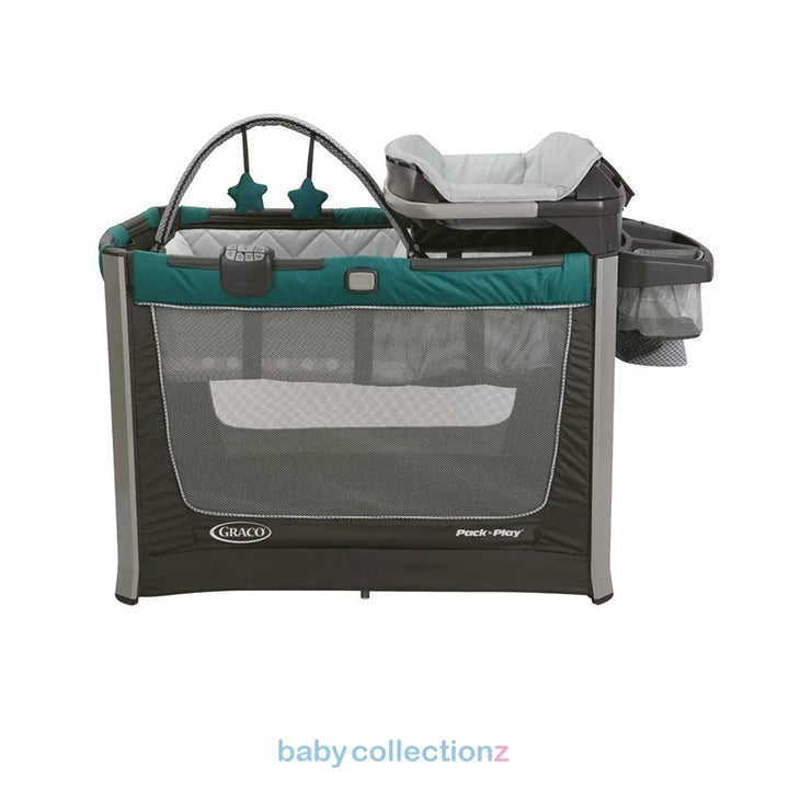 Graco Playpen With Hanging Toys, Bassinet & Storage
