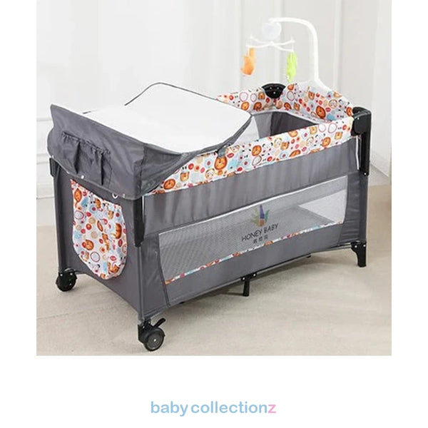 Junior Playpen With Toy Bar - Honey Baby