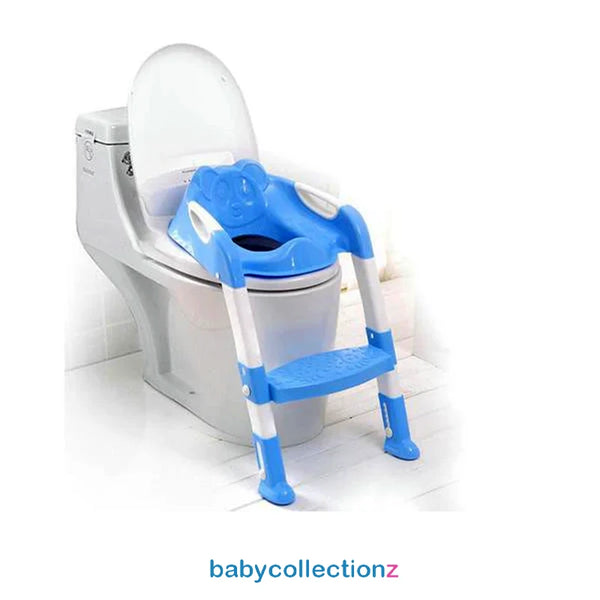 Potty Trainer With Steps In Blue