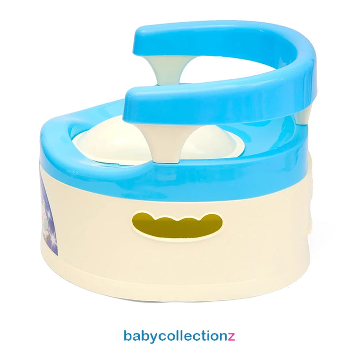 Potty Trainer Seat - Back Support - Blue