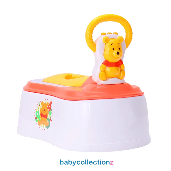 Potty Trainer - Pooh Character Face Cover - Yellow