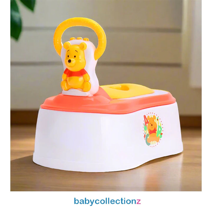 Potty Trainer - Pooh Character Face Cover - Yellow