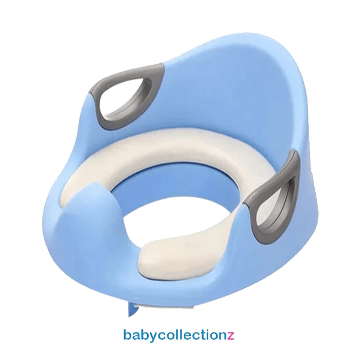 Potty Trainer - Commode Cover With Armrest - Blue