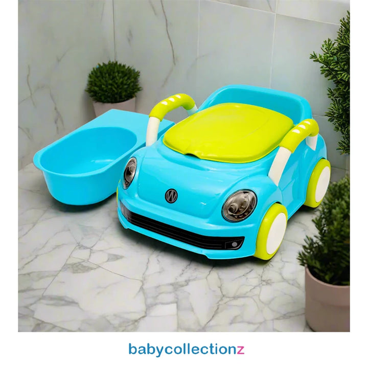 Potty Trainer In Car Shape - Blue