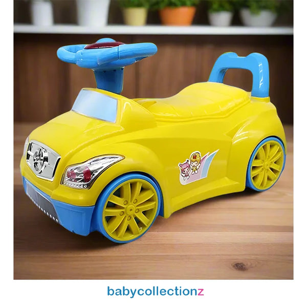 Potty Trainer In Car Shape - Front Stering - Yellow&nbsp;