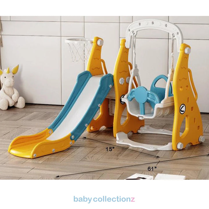 Kids Slide & Swing L-61" W-15" H-31"
