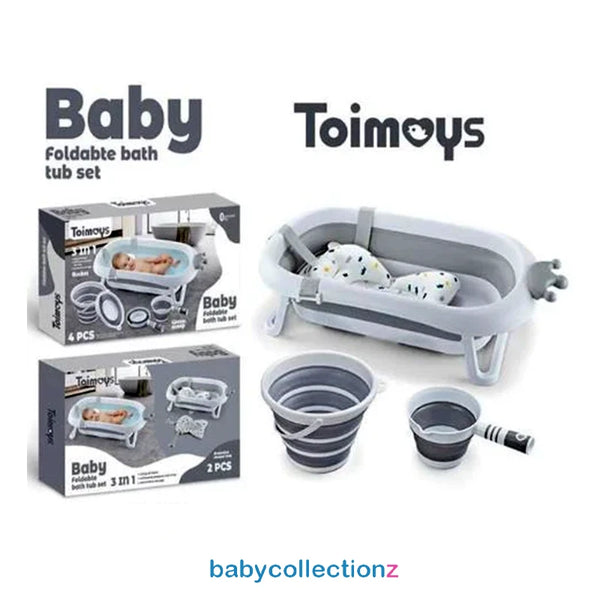 Baby 3 In 1 Foldable Bathtub Set - Toimoys