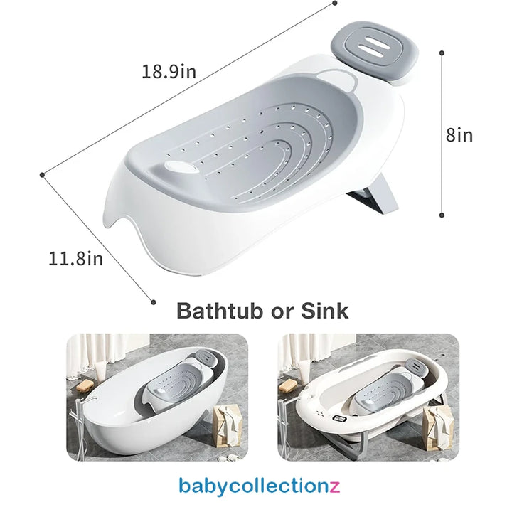 Baby Bath Seat - Adjustable Telescopic Headrest