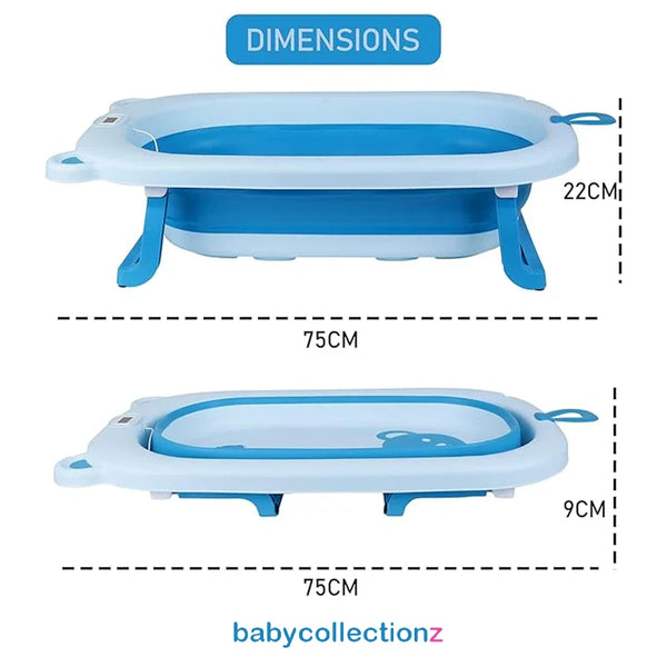Baby Folding &amp; Portable bathtub in blue