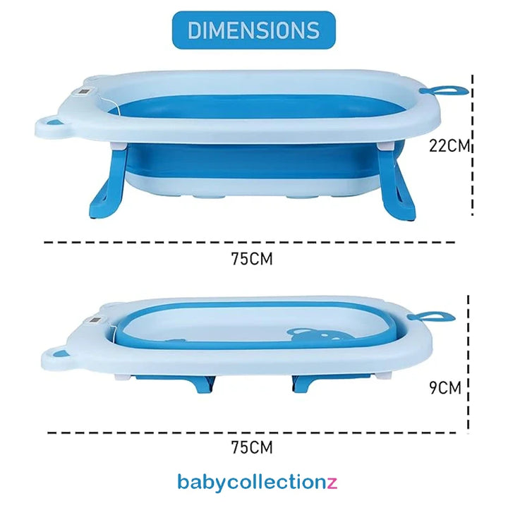 Baby Folding &amp; Portable bathtub in blue