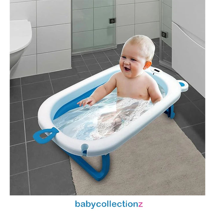 Baby Folding &amp; Portable bathtub in blue